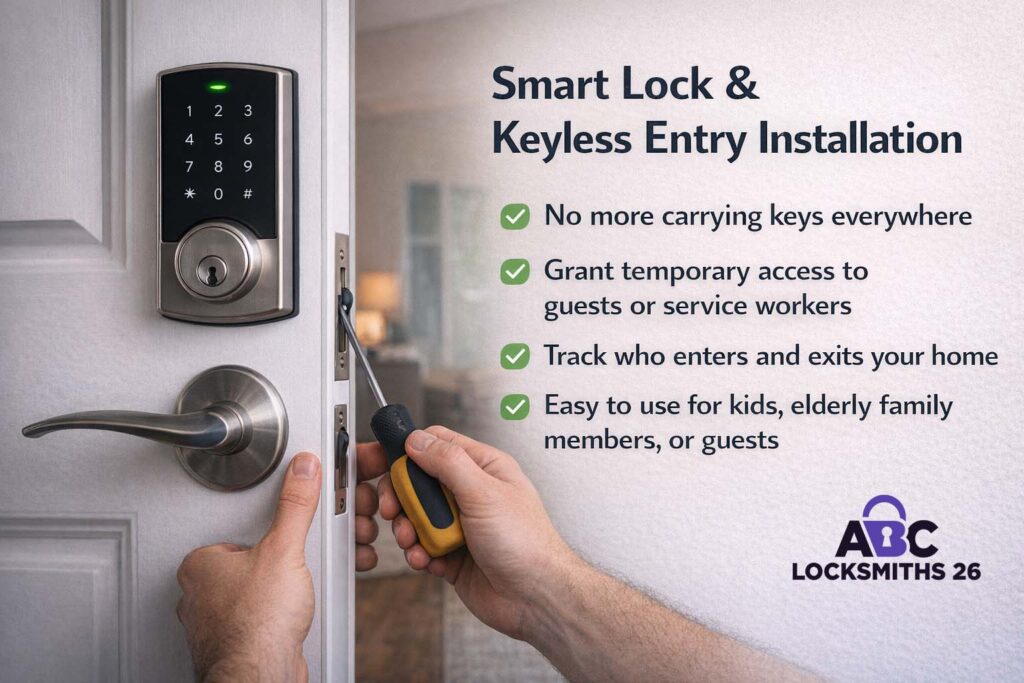 Smart Lock and Keyless Entry Installation