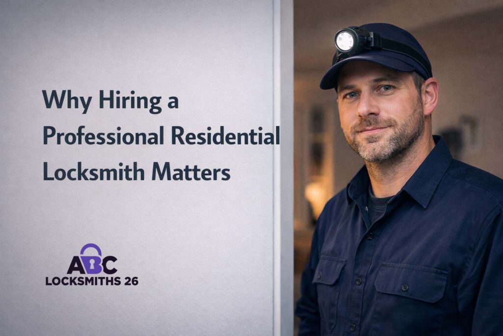 Why Hiring a Professional Residential Locksmith Matters