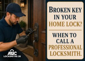Broken Key in Your Home Lock When to Call a Professional Locksmith